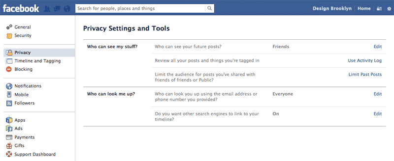 Guide to social media privacy settings | Design Brooklyn